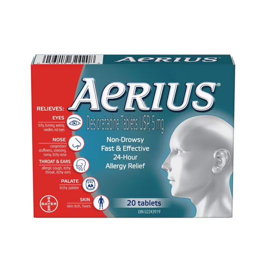 Aerius Allergy Relief Tablets - 5mg