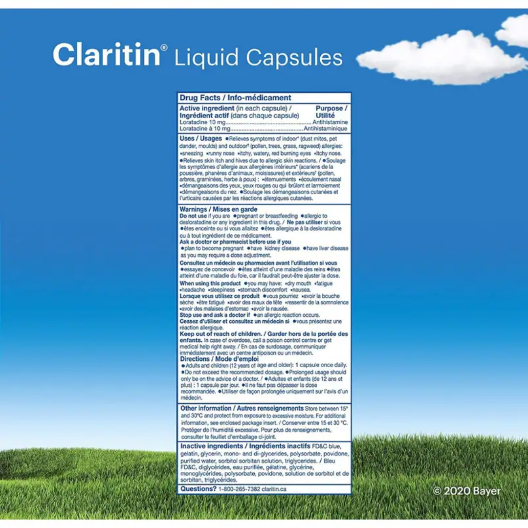 Claritin Liquid Capsules Allergy Medicine - 10mg