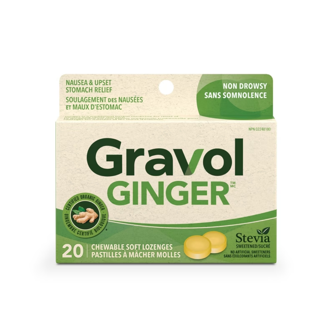Gravol Ginger Natural Source Lozenges
