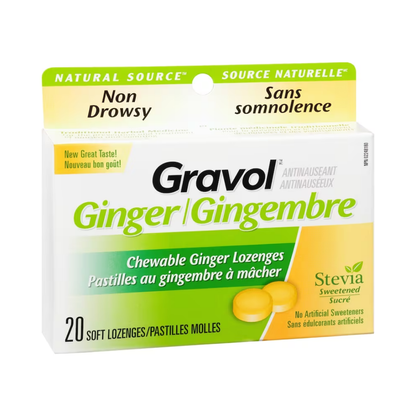 Gravol Ginger Natural Source Lozenges