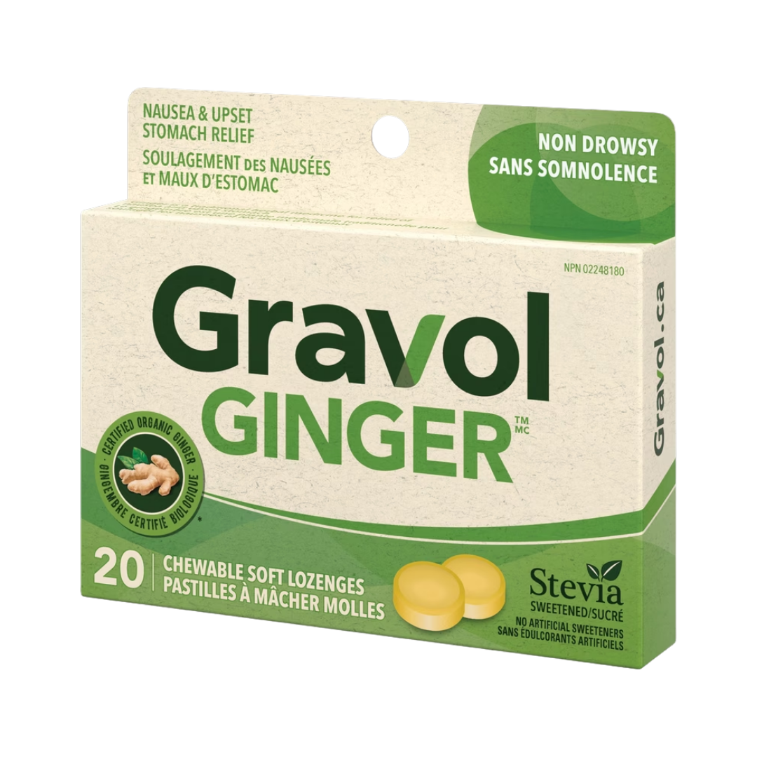 Gravol Ginger Natural Source Lozenges