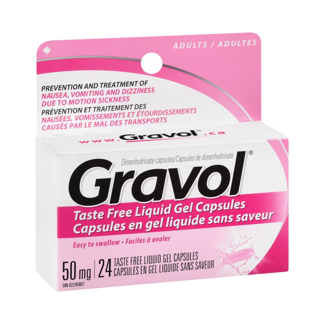 Gravol Liquid Gel Capsules - 50mg