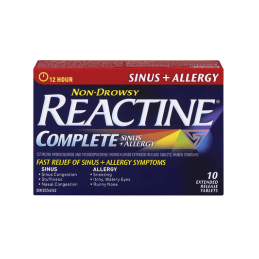 Reactine Complete Sinus + Allergy