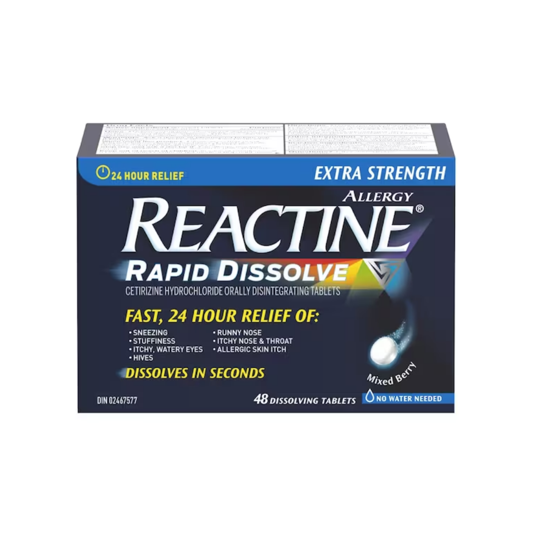 Reactine Rapid Dissolve Allergy Relief Extra Strength - 10mg