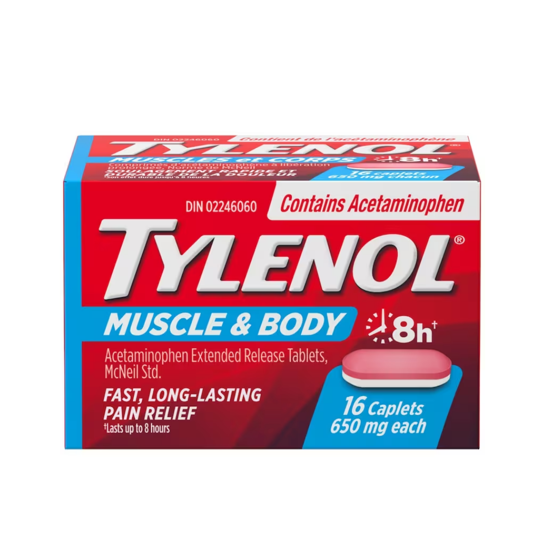 Tylenol Muscle & Body Pain Relief - 650mg