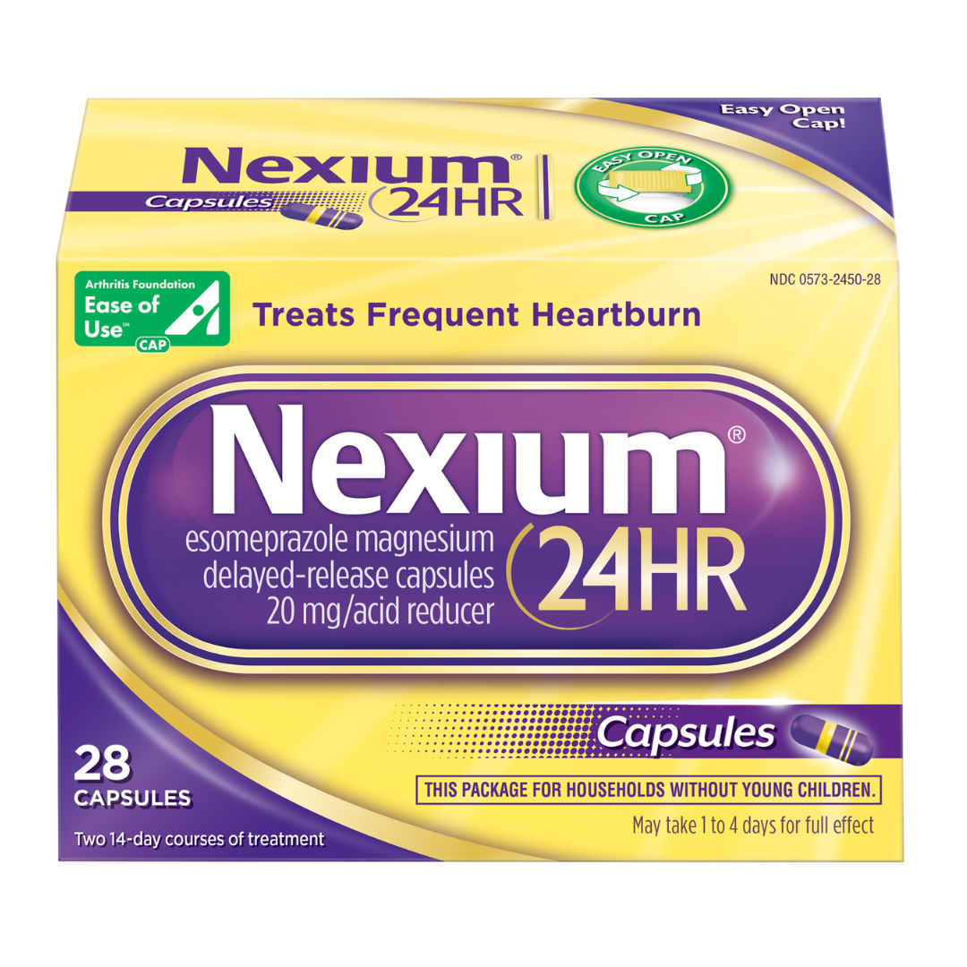 Nexium 24HR Heartburn Relief Capsules - 20mg