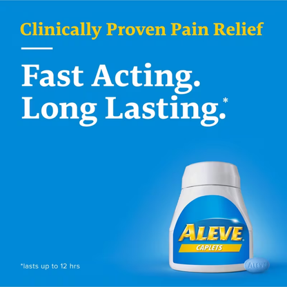 Aleve Naproxen Sodium Caplets - 220mg