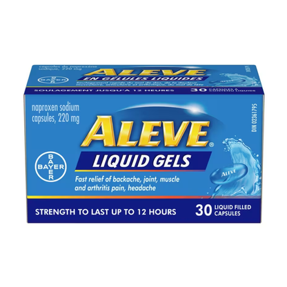 Aleve Naproxen Sodium Liquid Gels - 220 mg
