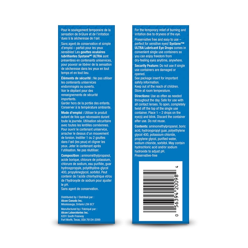 Systane Ultra Lubricant Eye Drops