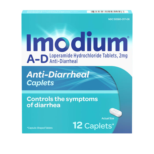 Imodium Anti-Diarrheal Caplets - 2mg
