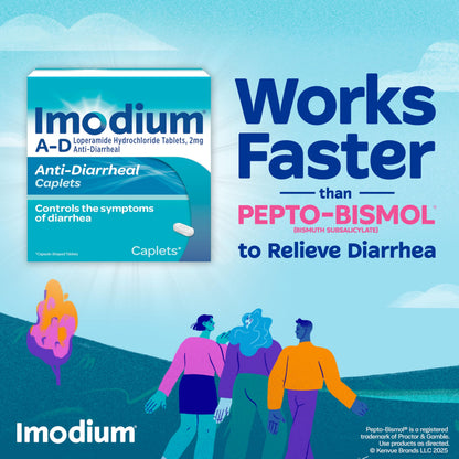 Imodium Anti-Diarrheal Caplets - 2mg