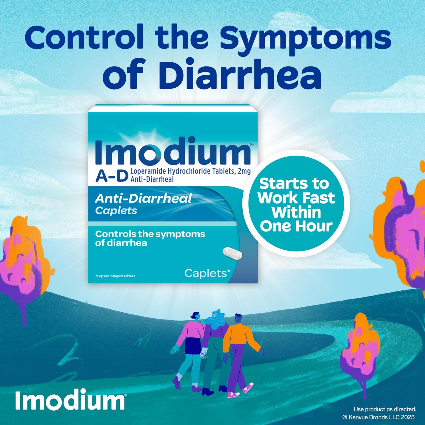 Imodium Anti-Diarrheal Caplets - 2mg