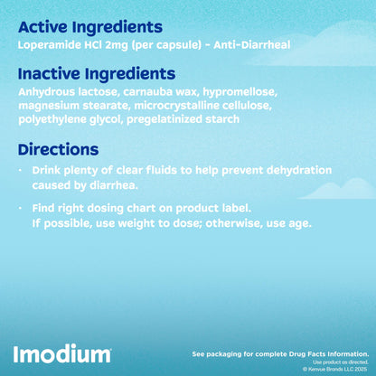Imodium Anti-Diarrheal Caplets - 2mg