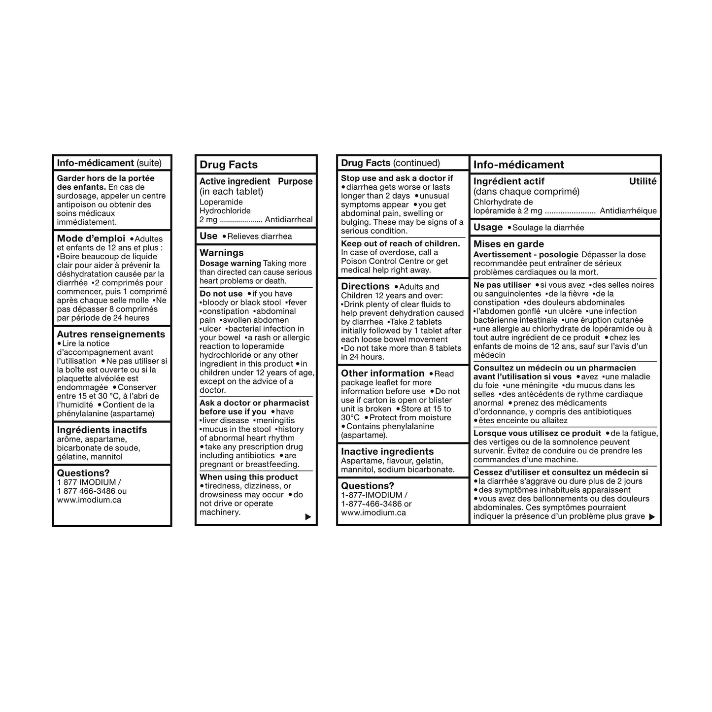 Imodium Quick Dissolve Tablets - 2mg