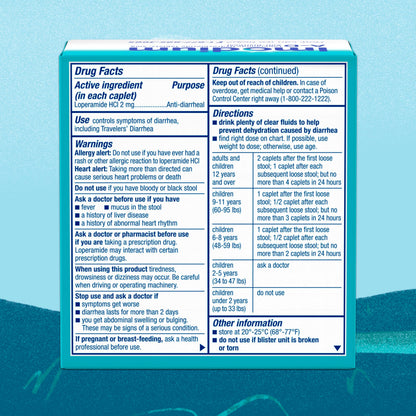 Imodium Anti-Diarrheal Caplets - 2mg